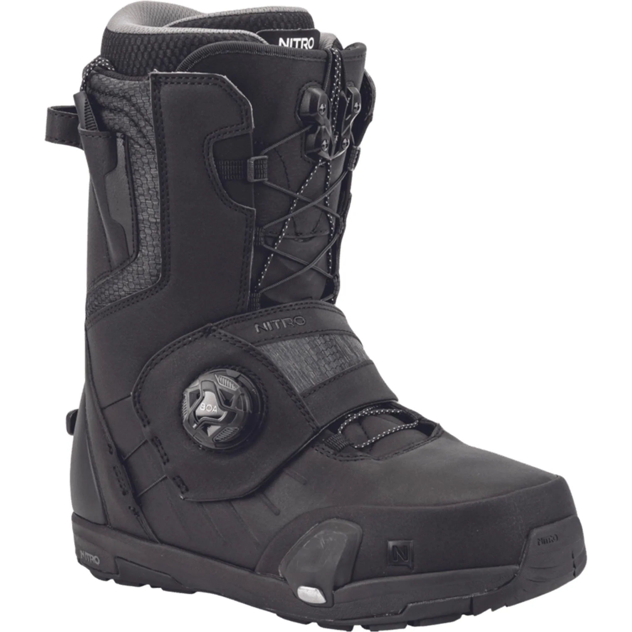 Nitro Profile Step On TLS Snowboard Boots Black 2025
