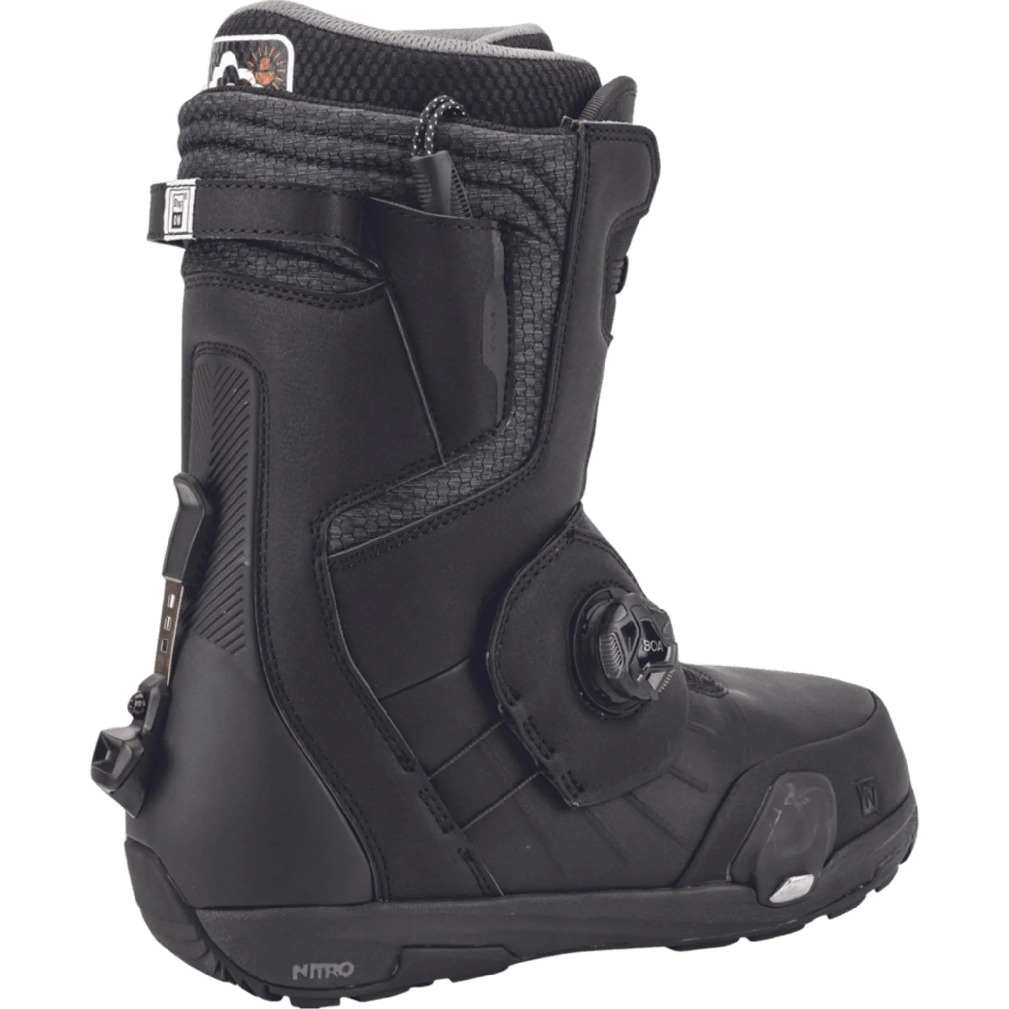 Nitro Profile Step On TLS Snowboard Boots Black 2025