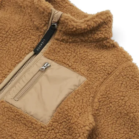 Nolan Golden Caramel Pile Jacket