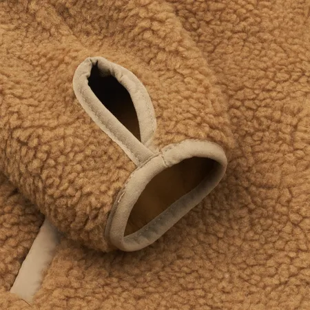 Nolan Golden Caramel Pile Jacket