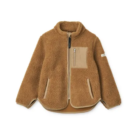Nolan Golden Caramel Pile Jacket