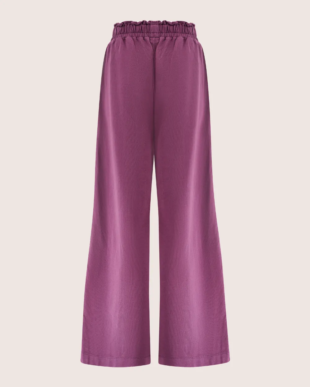 Noor Wide Leg Plum Trousers