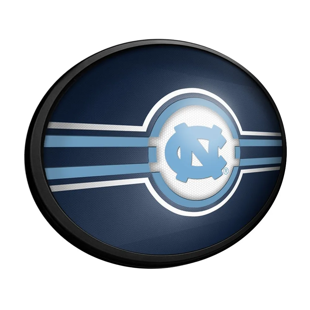 North Carolina Tar Heels: Oval Slimline Lighted Wall Sign