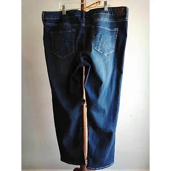 💕NWOT 💕 Women's Dear John Playback Cuffed Cropped Jeans Size 32 Blue Denim