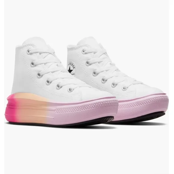 NWT Converse Chuck Taylor All Star Move Platform Brig white/stardust lilac
