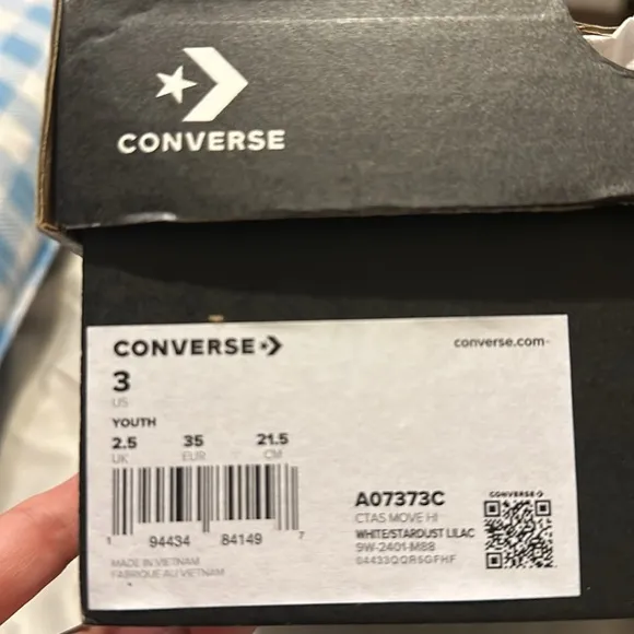 NWT Converse Chuck Taylor All Star Move Platform Brig white/stardust lilac