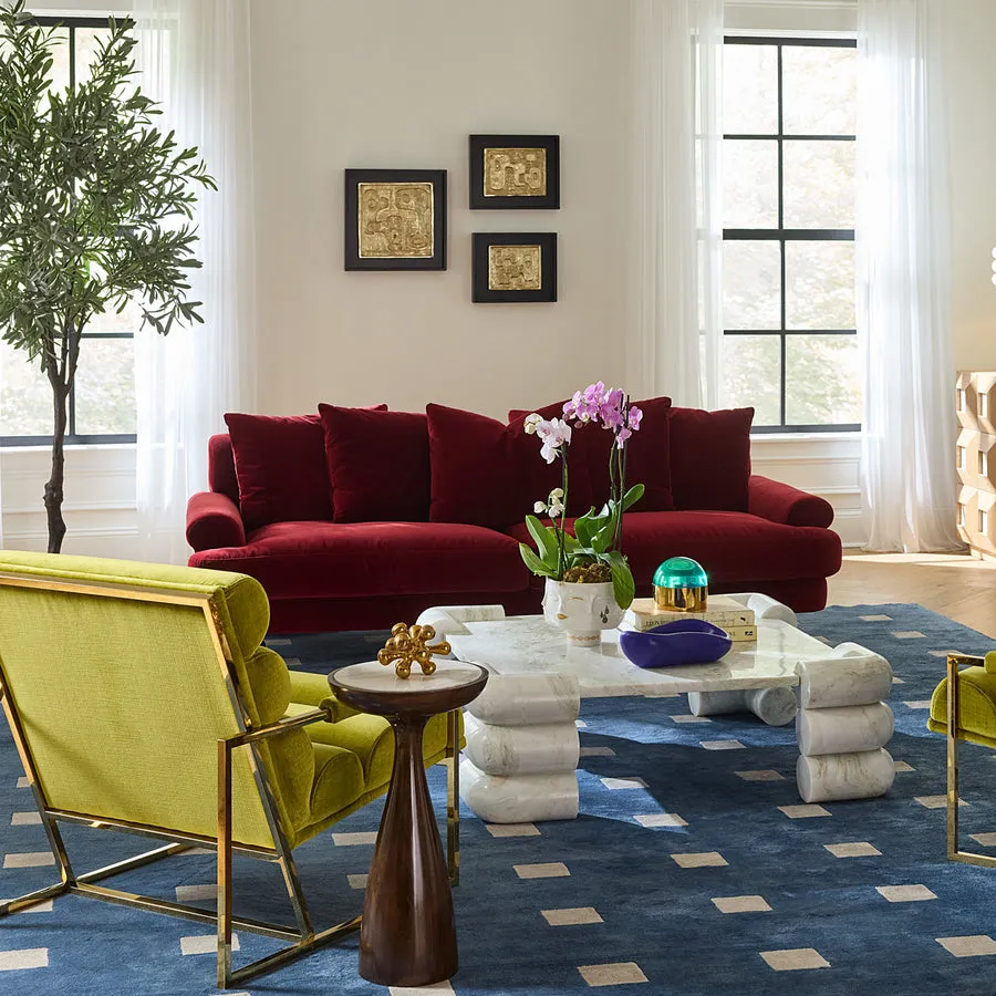Pear Channeled Goldfinger Lounge Chair
