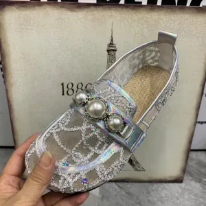 Pearl Gauze Women’s Loafers – Summer Breathable Casual Flats Sandals™