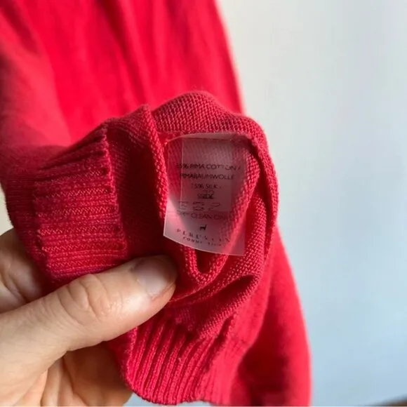 Peruvian Connection Harbour Island Red Knit Dress