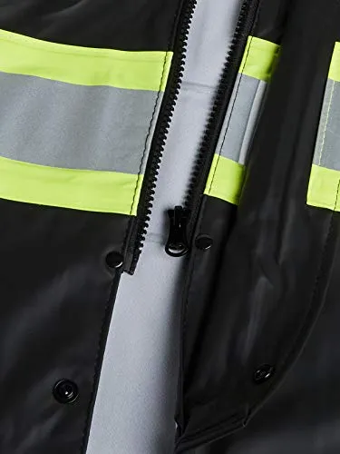 Pioneer V3520170 FR Oil & Chemical Resistant Rain Jacket - Hi-Vis Lightweight