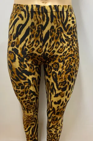 Plus 1X3X Leggings" Animal"
