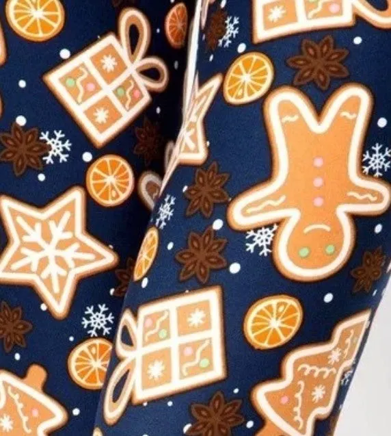 Plus Christmas 1X3X Leggings "Ginger Bread"