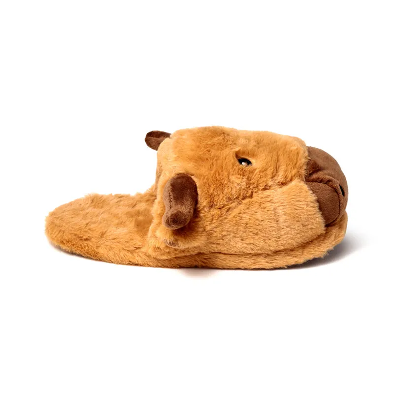 Plush Slippers - Highland Coo