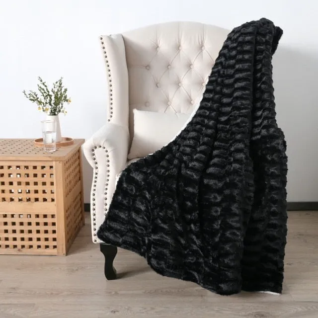 Plush Soft And Comfy Double Layer Flannel Blanket