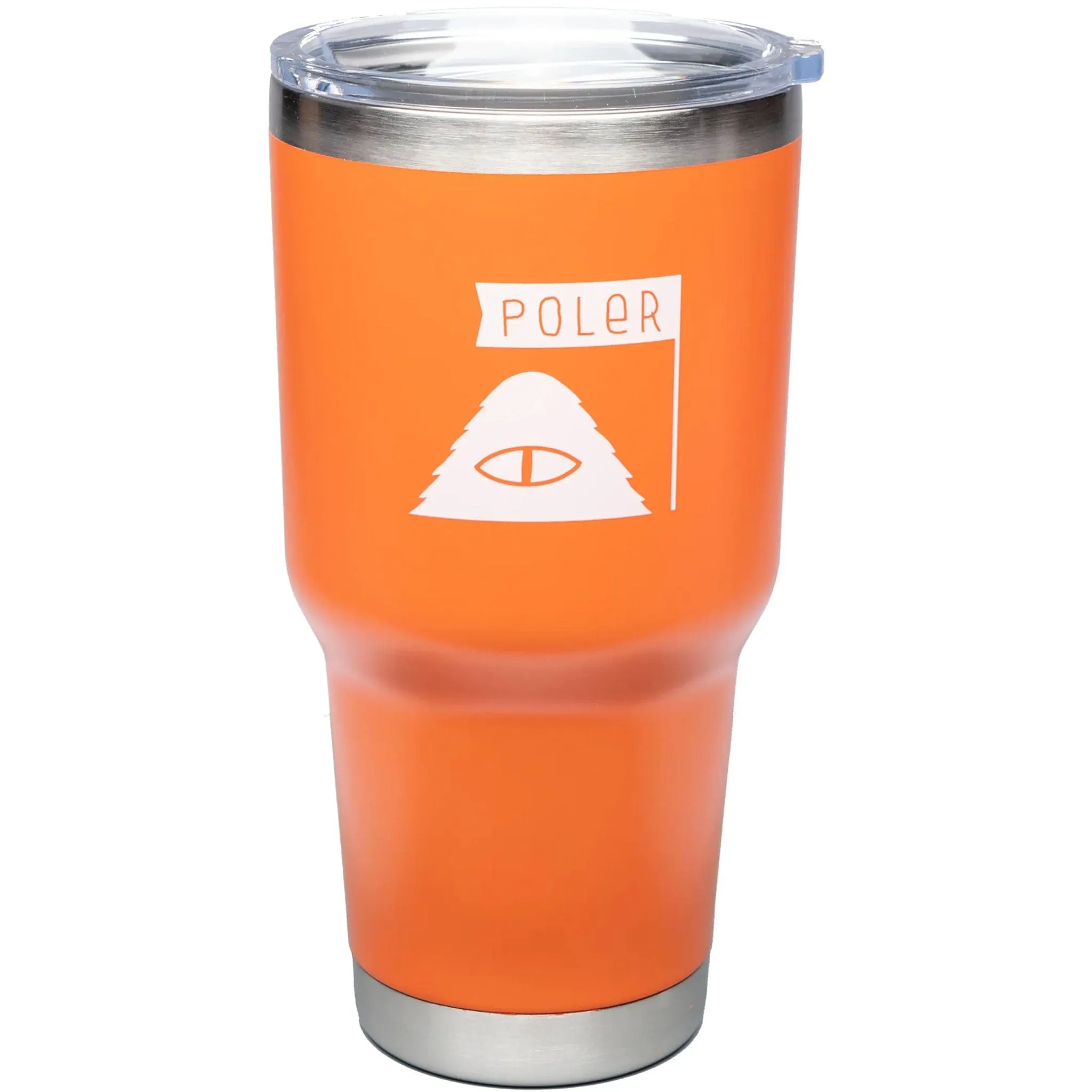 Poler 30oz Stainless Steel Tumbler Orange