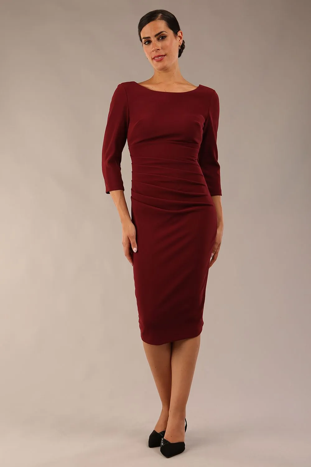 Polly 3/4 Sleeve Pencil Dress