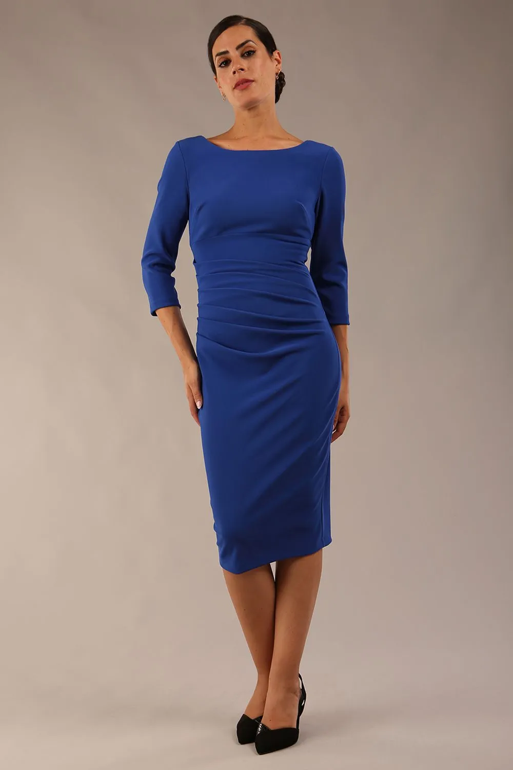 Polly 3/4 Sleeve Pencil Dress
