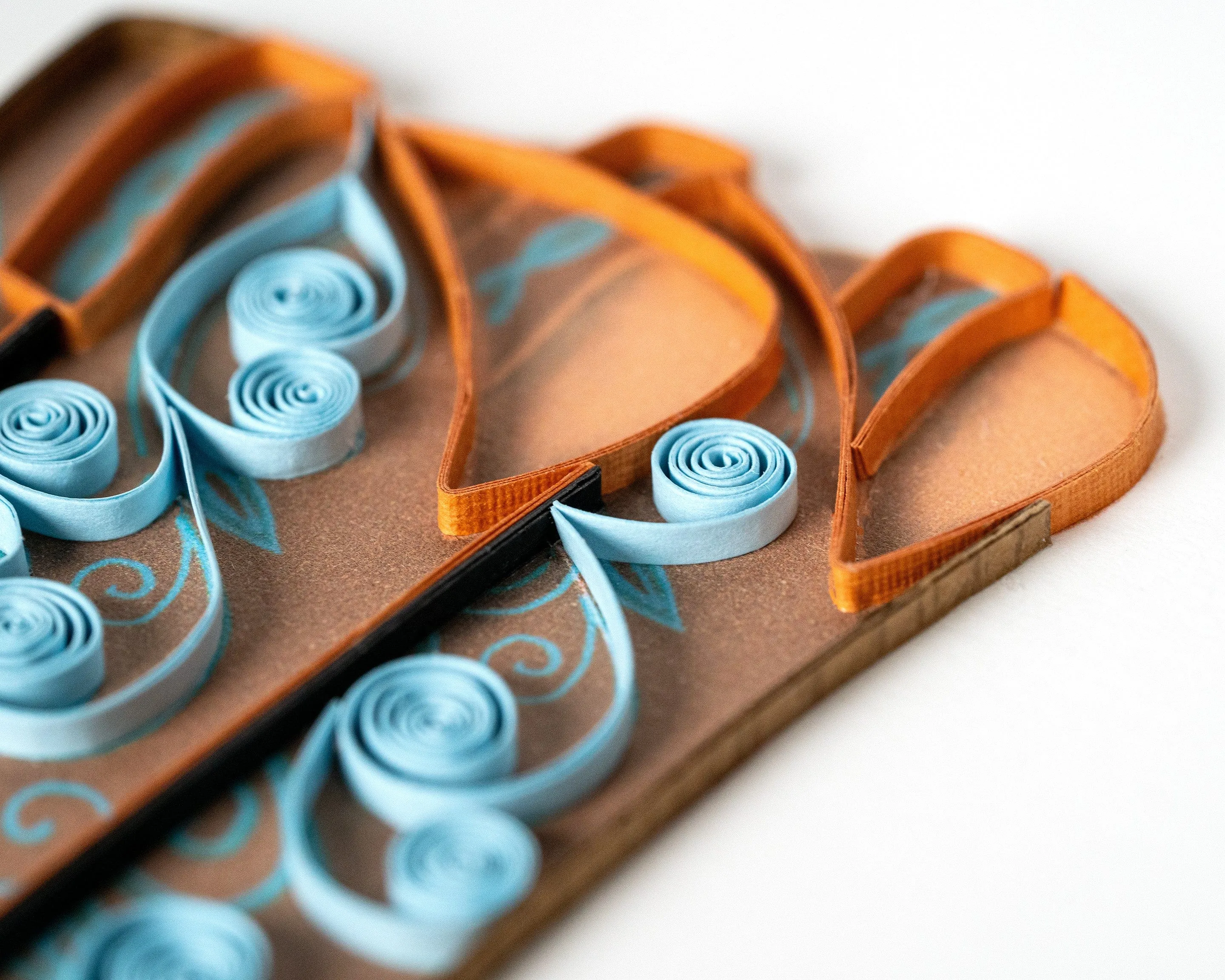 Quilled Cowboy Boots Greeting Card