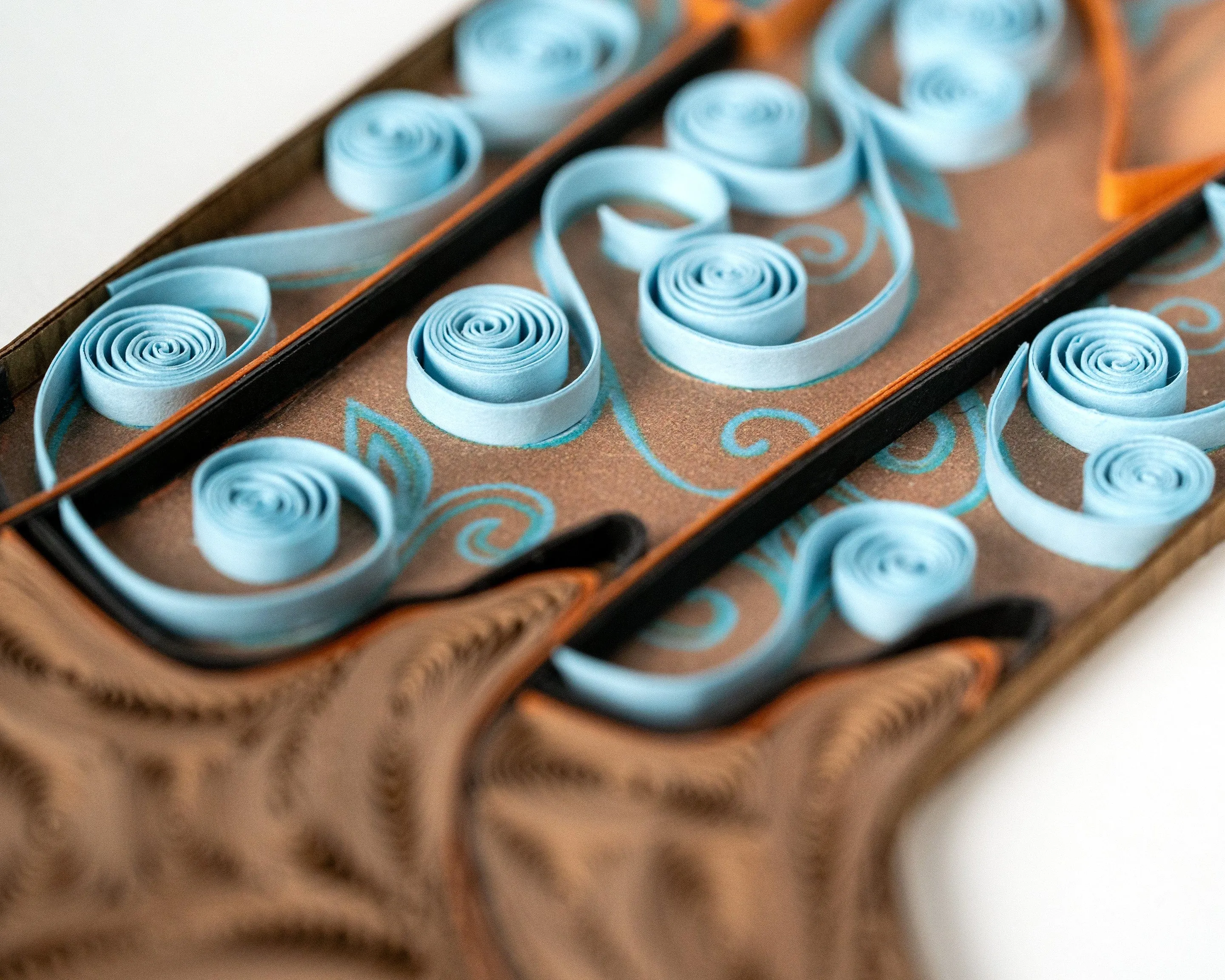 Quilled Cowboy Boots Greeting Card