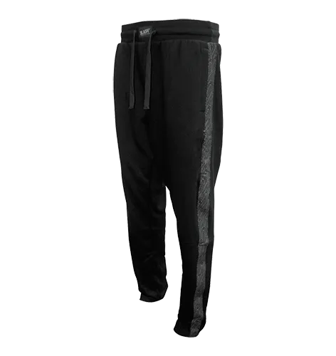 RAW x RP Black Sweatpants With Tonal Side Logo - Various Sizes - (1 Count)