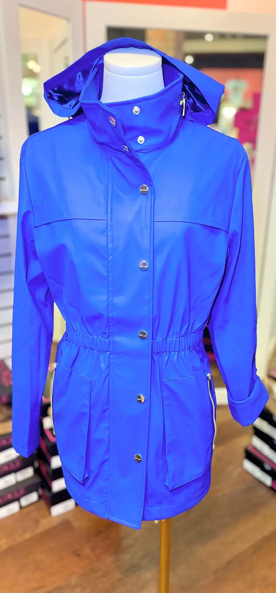 Renuar Rain Jacket- Lapis Blue