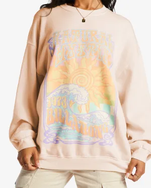 RIDE IN OVERSIZED PULLOVER - ANTIQUE WHITE