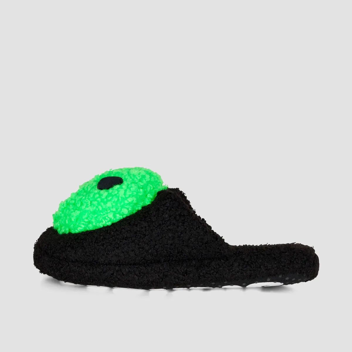 Ripndip Lord Alien Plush Face House Slippers Black