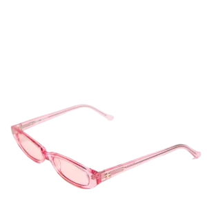 Roberi & Fraud Frances pink acetate Logo arm sunglasses