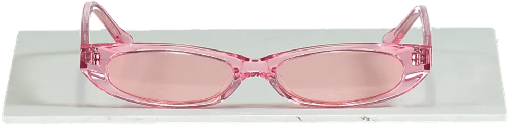 Roberi & Fraud Frances pink acetate Logo arm sunglasses