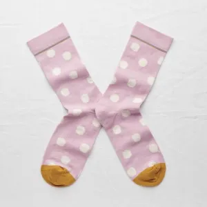 Rosewood Polka Dot  Socks