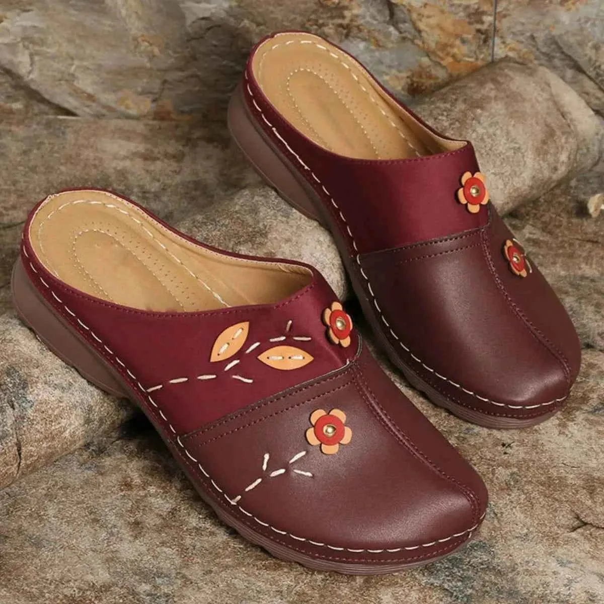 Round Toe Platform Loafers for Stylish Comfort