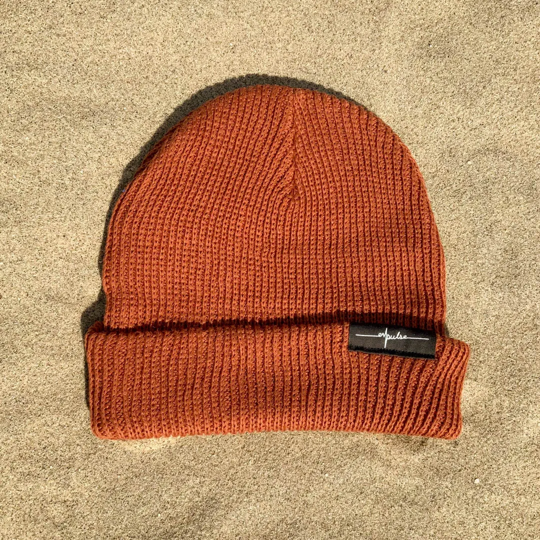 Rust Knit Beanie