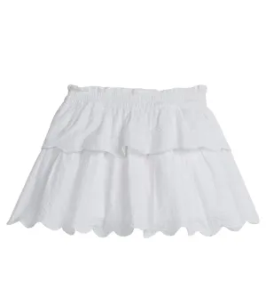 Seersucker Tiered Skort