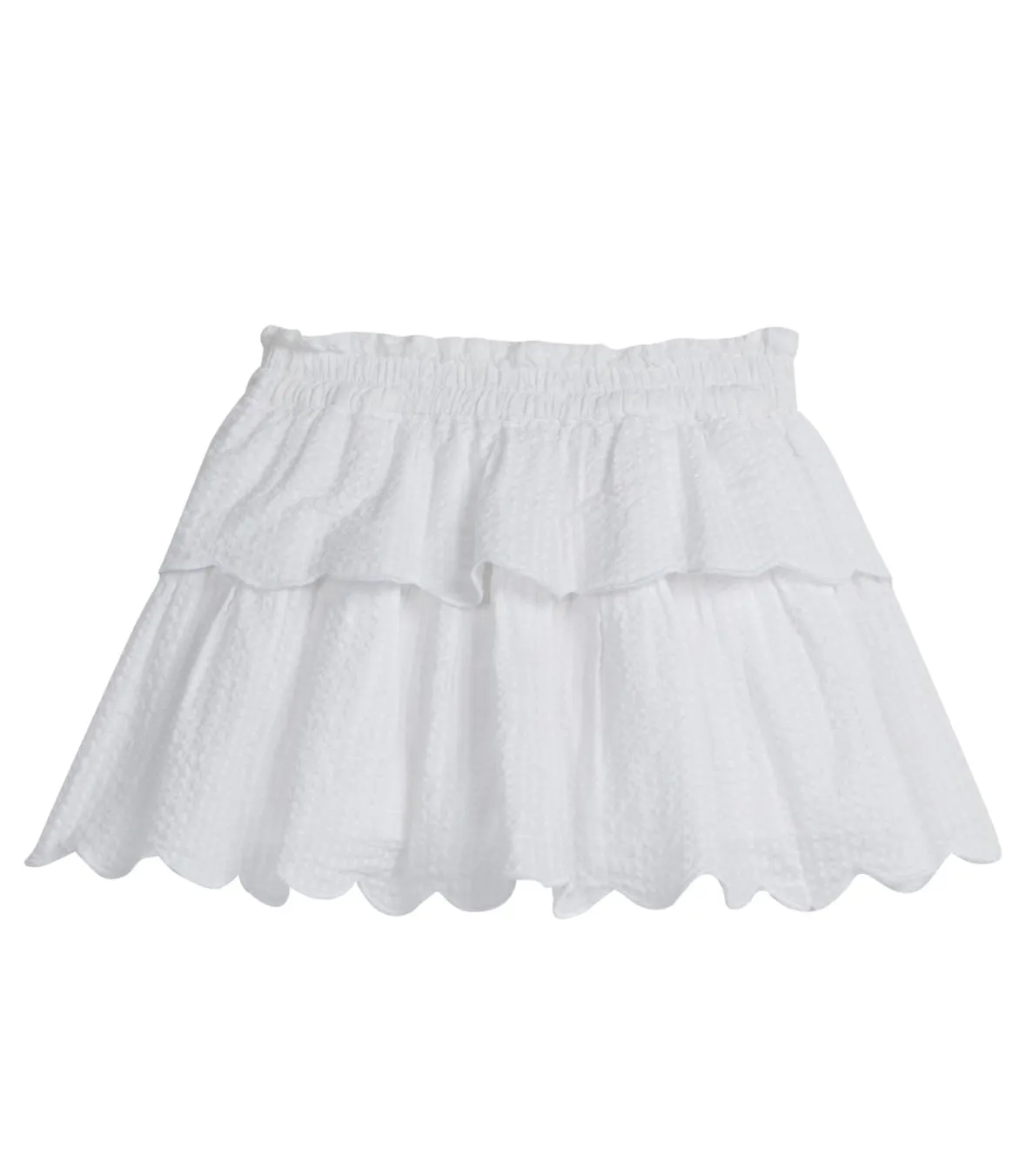 Seersucker Tiered Skort
