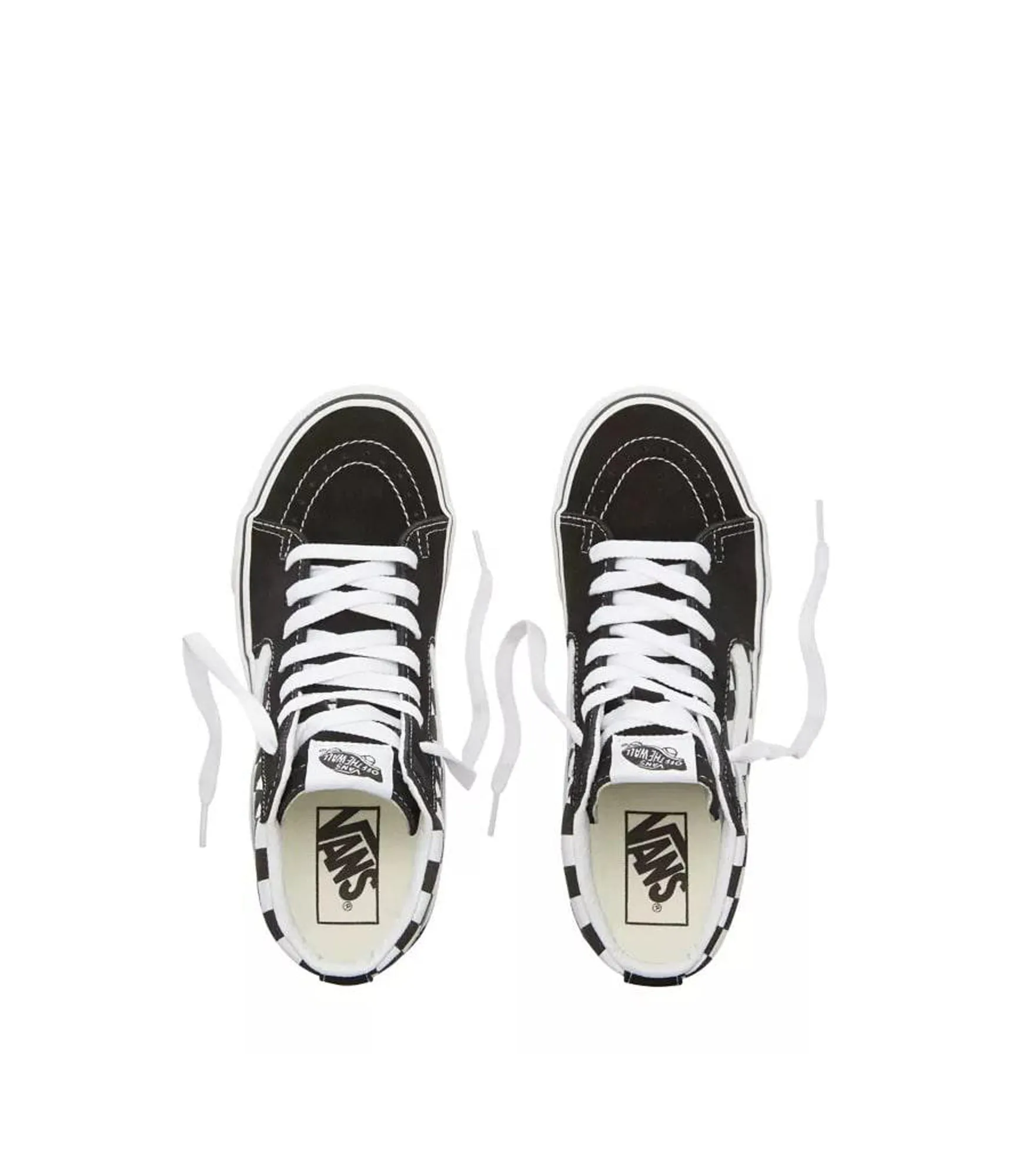 Sk8-Hi Platform 2 - Checkerboard/True White