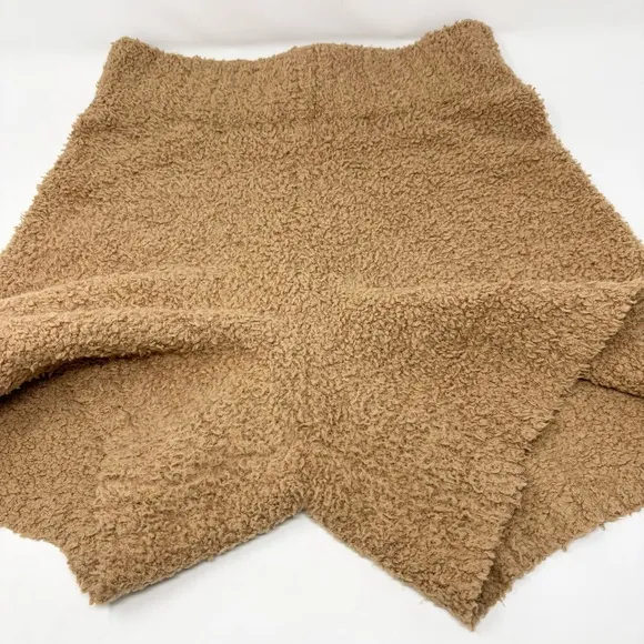 Skims Cozy Knit Tank and Shorts Set Camel Size Small Medium