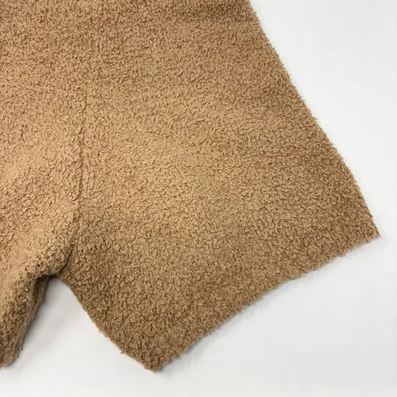 Skims Cozy Knit Tank and Shorts Set Camel Size Small Medium