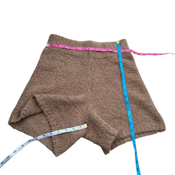 Skims Cozy Knit Tank and Shorts Set Camel Size Small Medium