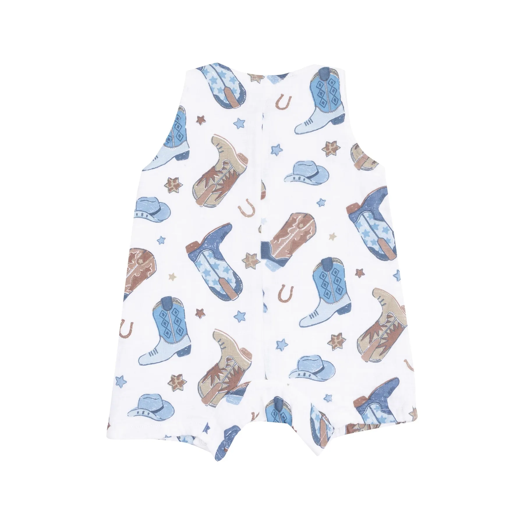 Sleeveless Shortie Romper | Cowboy Boots