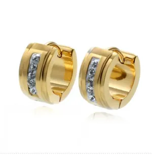 Stainless steel Jewelry Crystal Earrings