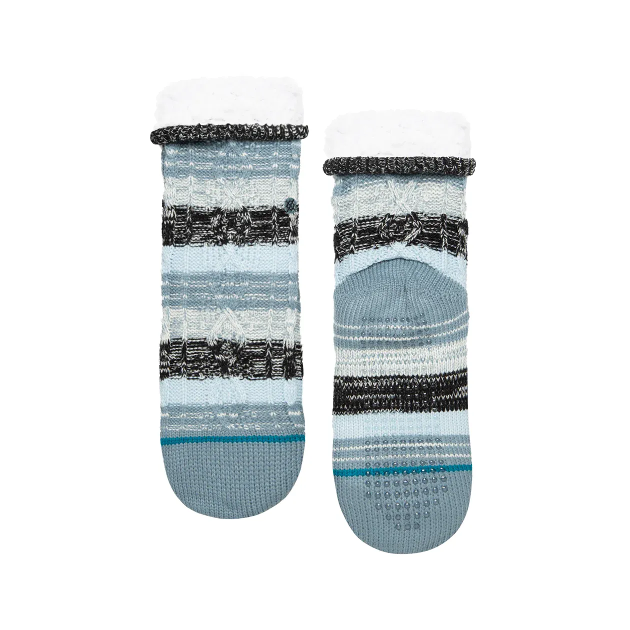 Stance Jalama Crew Slipper Socks - Light Blue