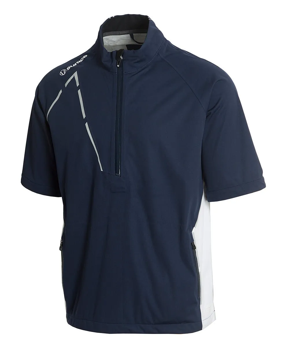 Sunice Men's Sullivan Zephal Flextech Waterproof Ultra-Stretch Short Sleeve Layer