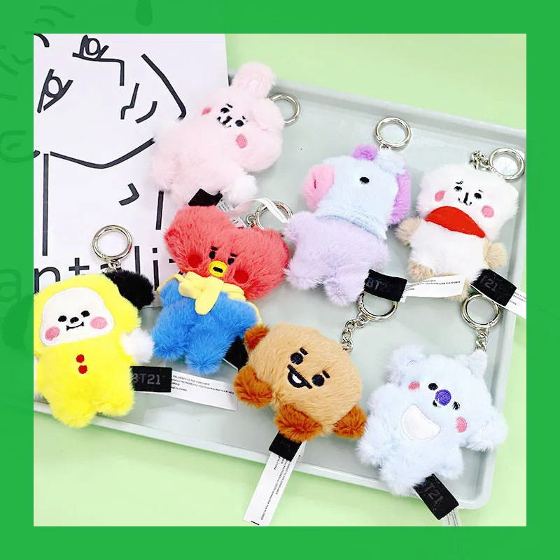 Super Soft BT21 Plush Keychain