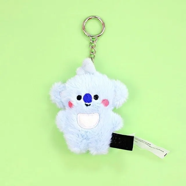 Super Soft BT21 Plush Keychain