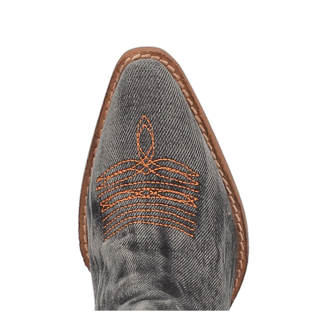 Texas Tornado Black Denim Boots by Dingo