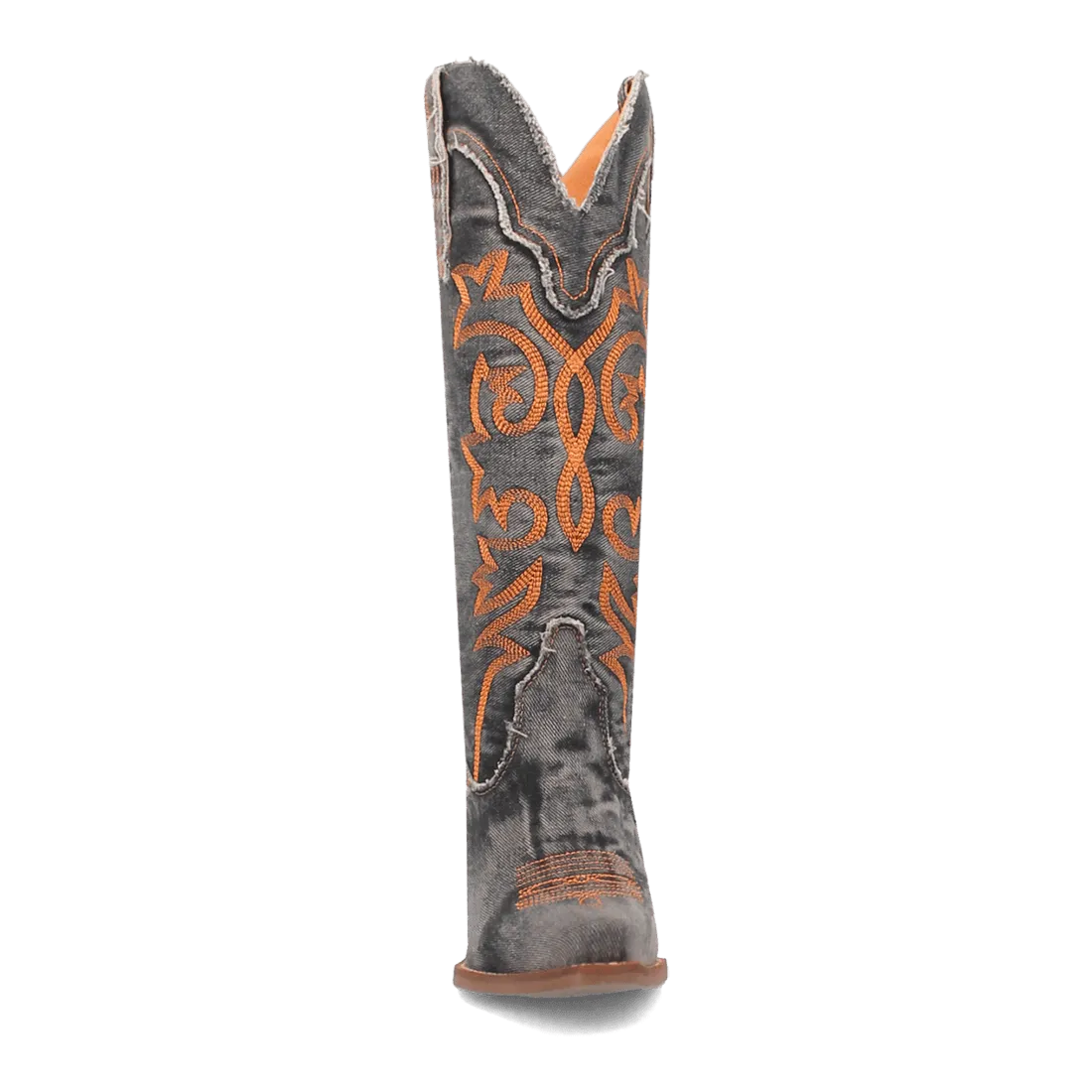 Texas Tornado Black Denim Boots by Dingo