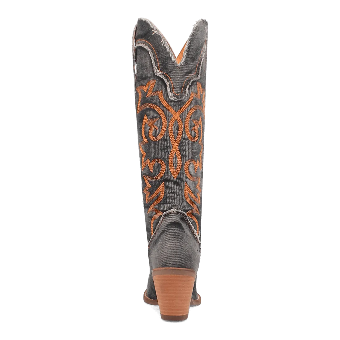 Texas Tornado Black Denim Boots by Dingo