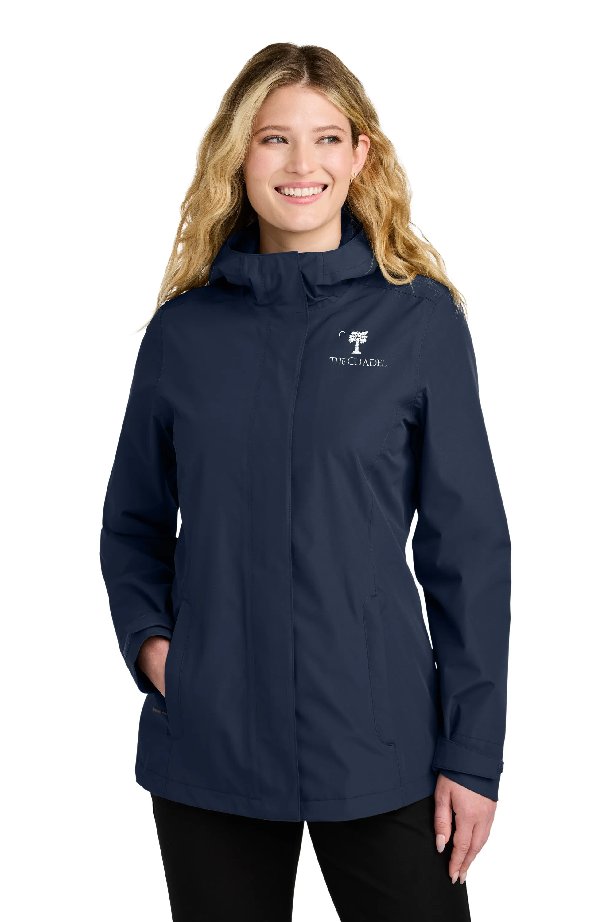 The Citadel, Big Red,  Port Authority® Women’s C-FREE® Rain Jacket
