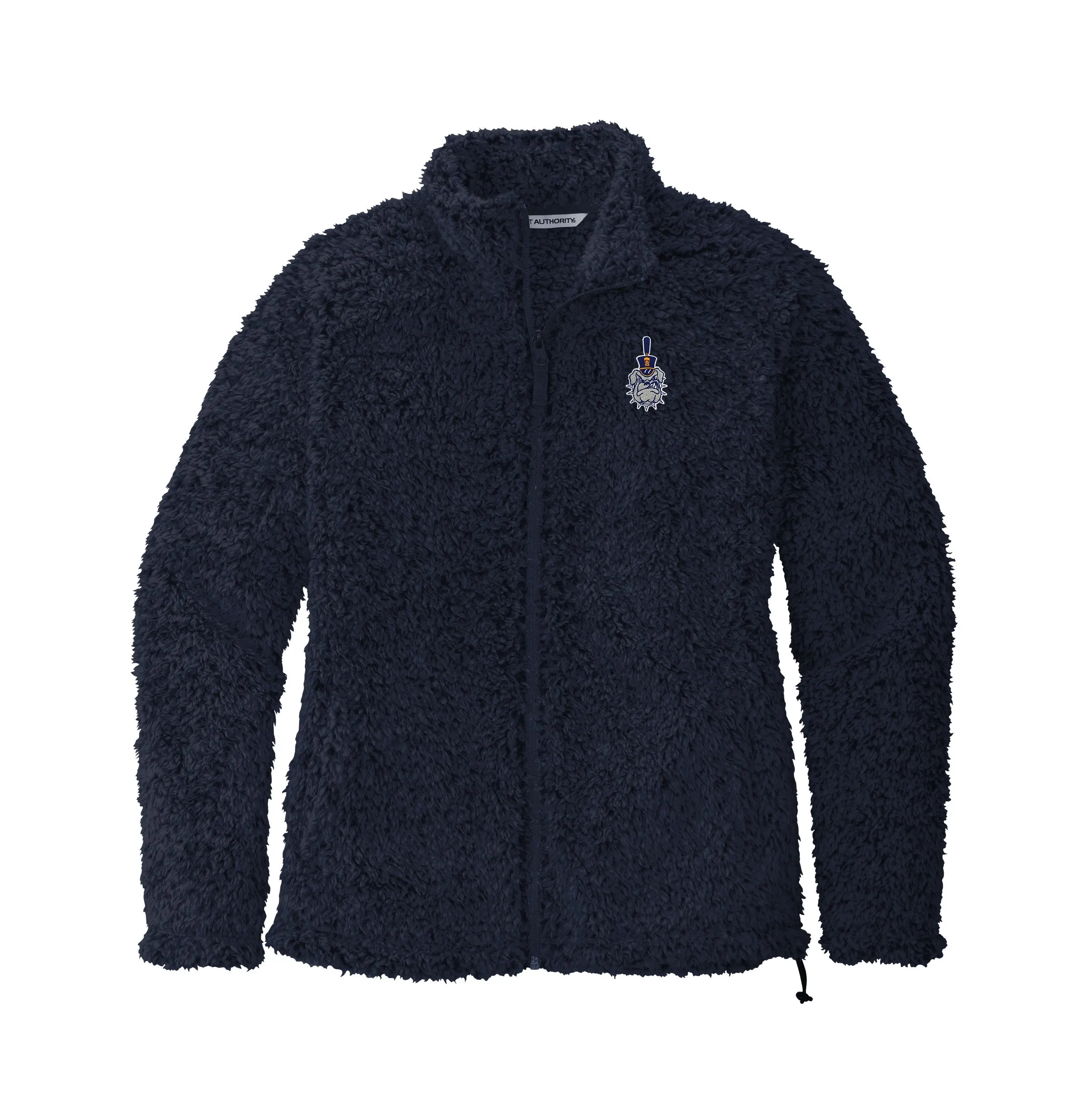 The Citadel, Spike, Navy Ladies Cozy Fleece, Full Zip Jacket