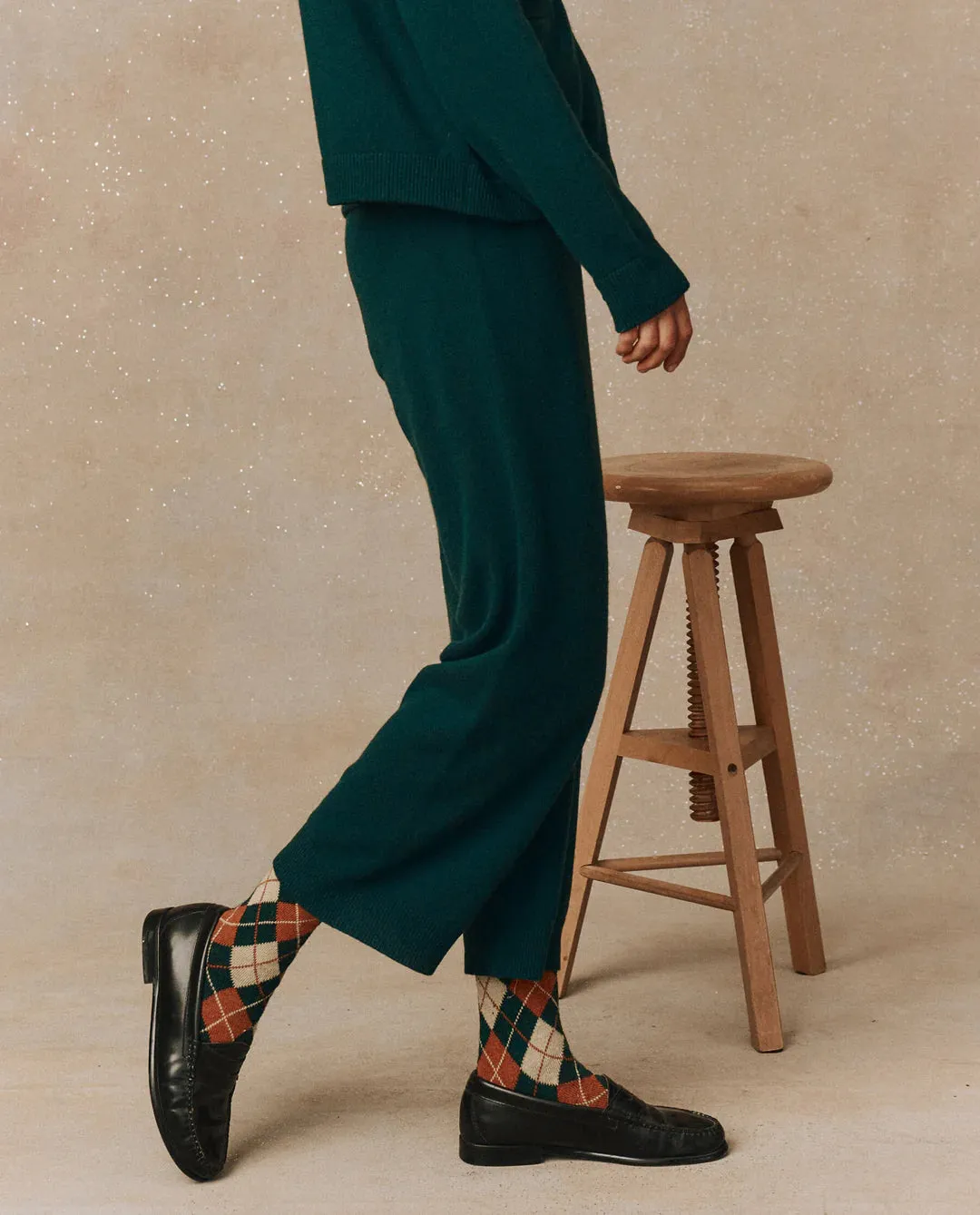 [THE GREAT] CASHMERE LANTERN PANT -  ALPINE